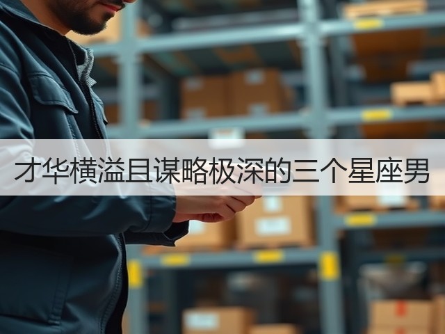才华横溢且谋略极深的三个星座男(图2) 才华横溢且谋略极深的三个星座男(图2)