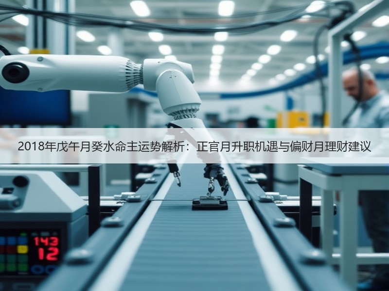 2018年戊午月癸水命主运势解析：正官月