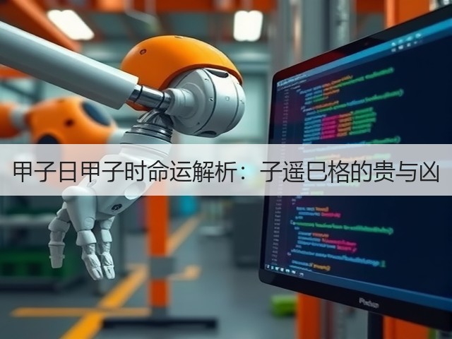 甲子日甲子时命运解析:子遥巳格的贵与凶(图1) 甲子日甲子时命运解析:子遥巳格的贵与凶(图1)