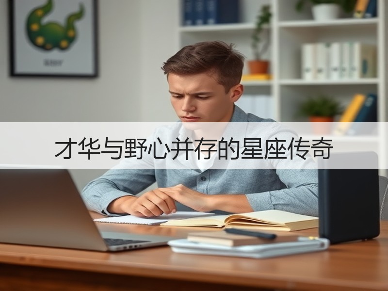 才华与野心并存的星座传奇
