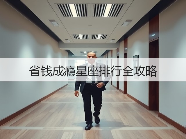 省钱成瘾星座排行全攻略(图1)