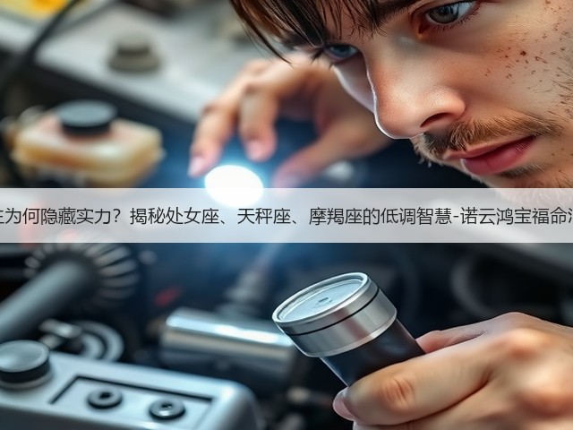 善良女生为何隐藏实力？揭秘处女座、天秤座、摩羯座的低调智慧-诺云鸿宝福命汇运势网(图1)