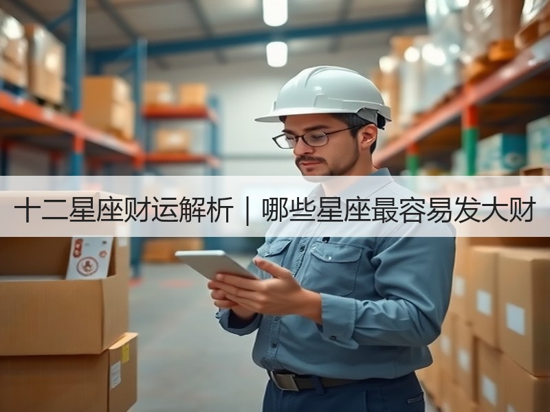 十二星座财运解析｜哪些星座最容易发大财