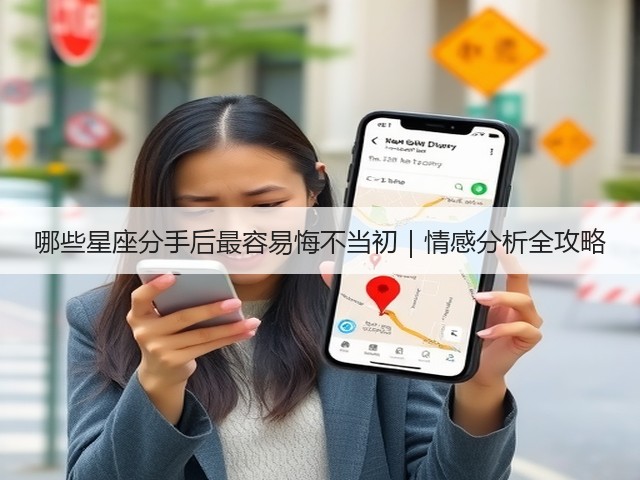哪些星座分手后最容易悔不当初|情感分析全攻略(图1) 哪些星座分手后最容易悔不当初|情感分析全攻略(图1)