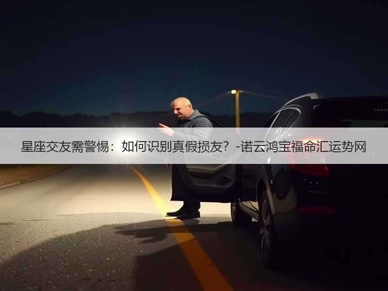 星座交友需警惕：如何识别真假损友？-诺云鸿宝福命汇运势网