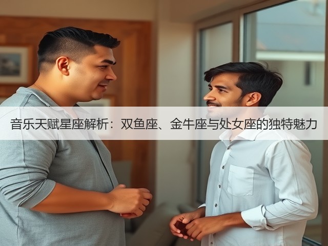音乐天赋星座解析:双鱼座、金牛座与处女座的独特魅力(图1) 音乐天赋星座解析:双鱼座、金牛座与处女座的独特魅力(图1)