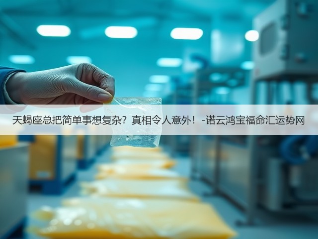 天蝎座总把简单事想复杂?真相令人意外!-诺云鸿宝福命汇运势网(图2) 天蝎座总把简单事想复杂?真相令人意外!-诺云鸿宝福命汇运势网(图2)