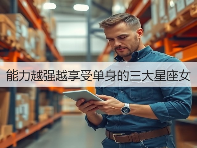 能力越强越享受单身的三大星座女(图2)