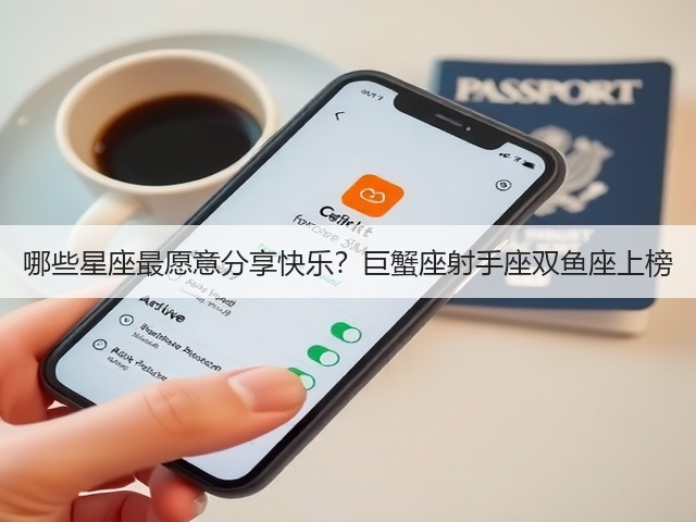 哪些星座最愿意分享快乐？巨蟹座射手座双鱼座上榜(图1)