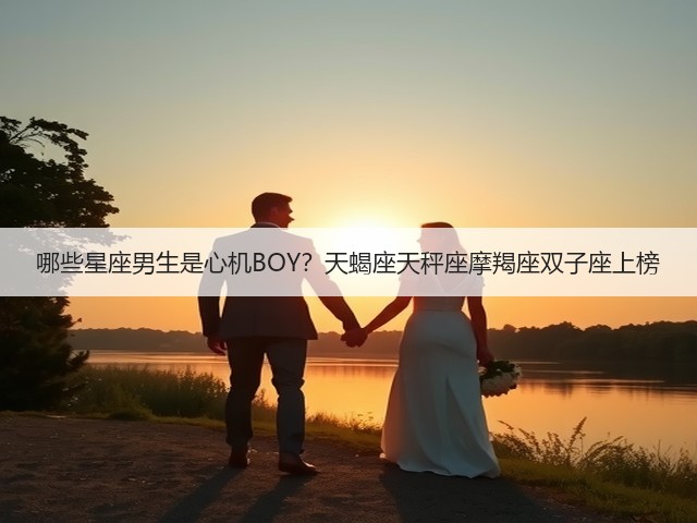 哪些星座男生是心机BOY？天蝎座天秤座摩羯座双子座上榜(图2)