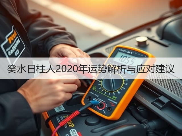 癸水日柱人2020年运势解析与应对建议(图2)