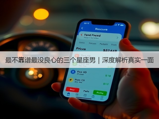 最不靠谱最没良心的三个星座男|深度解析真实一面(图3) 最不靠谱最没良心的三个星座男|深度解析真实一面(图3)
