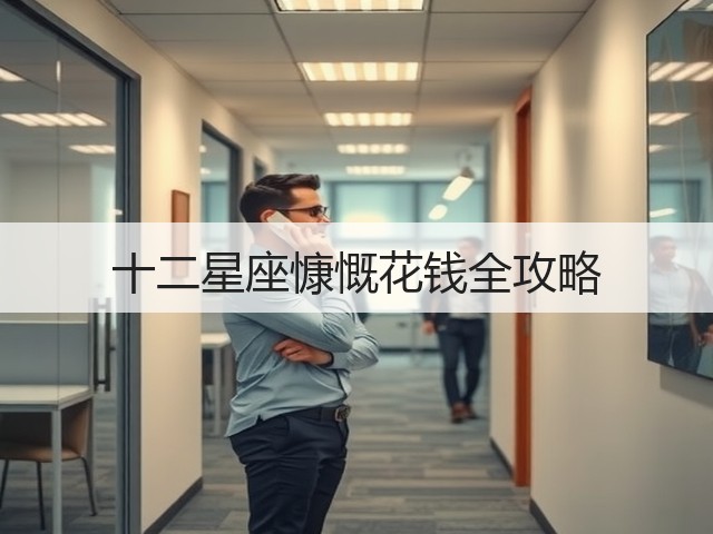 十二星座慷慨花钱全攻略(图3) 十二星座慷慨花钱全攻略(图3)
