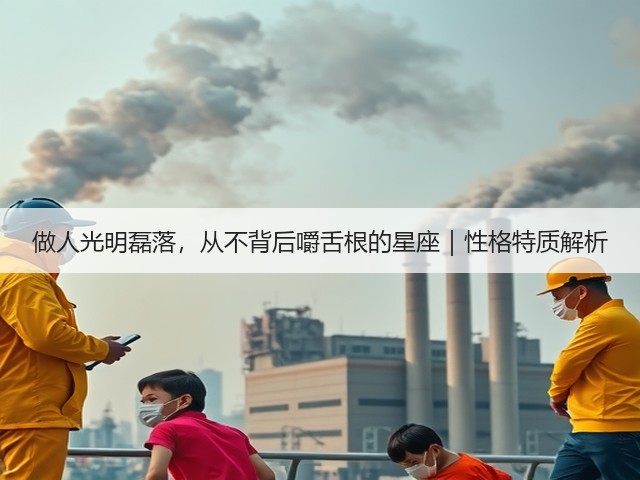 做人光明磊落,从不背后嚼舌根的星座|性格特质解析(图2) 做人光明磊落,从不背后嚼舌根的星座|性格特质解析(图2)