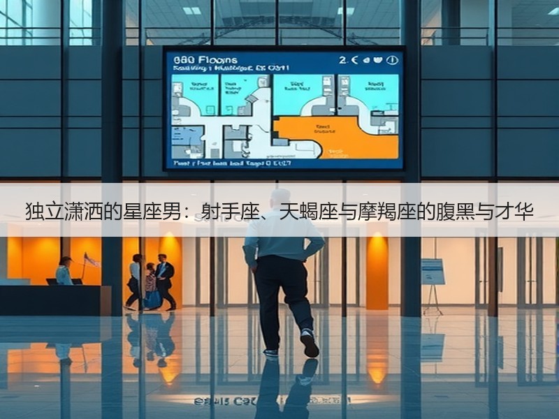独立潇洒的星座男：射手座、天蝎座与摩羯座的腹黑与才华