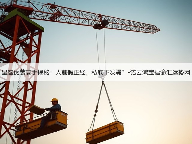 星座伪装高手揭秘：人前假正经，私底下发骚？-诺云鸿宝福命汇运势网(图2)