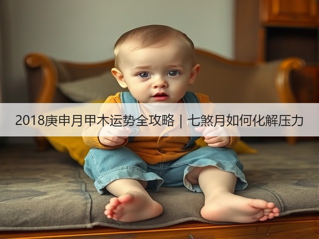 2018庚申月甲木运势全攻略｜七煞月如何化解压力(图3)
