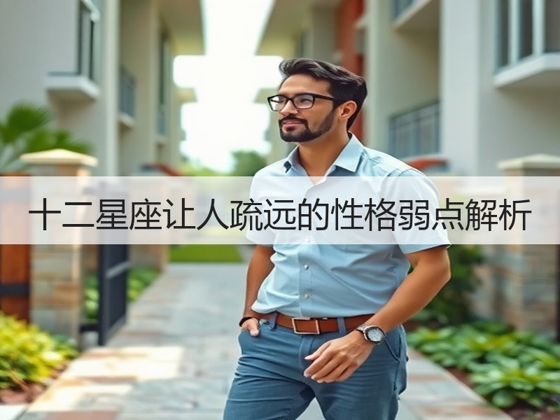 十二星座让人疏远的性格弱点解析