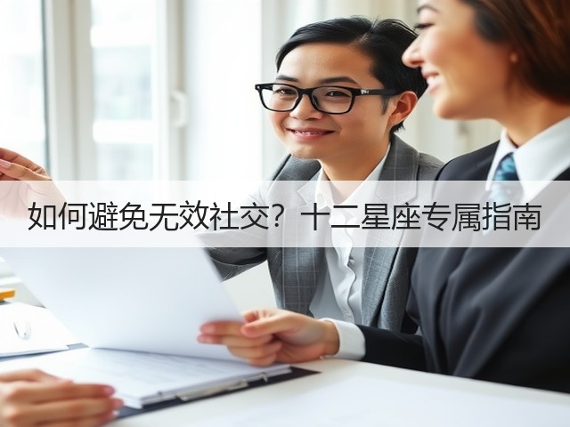如何避免无效社交?十二星座专属指南(图3) 如何避免无效社交?十二星座专属指南(图3)