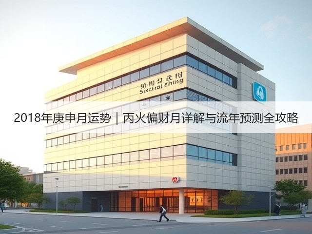 2018年庚申月运势|丙火偏财月详解与流年预测全攻略(图1) 2018年庚申月运势|丙火偏财月详解与流年预测全攻略(图1)