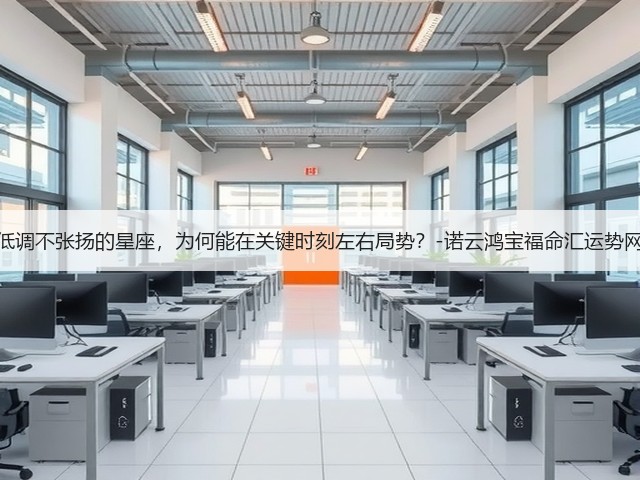 低调不张扬的星座,为何能在关键时刻左右局势?-诺云鸿宝福命汇运势网(图3) 低调不张扬的星座,为何能在关键时刻左右局势?-诺云鸿宝福命汇运势网(图3)