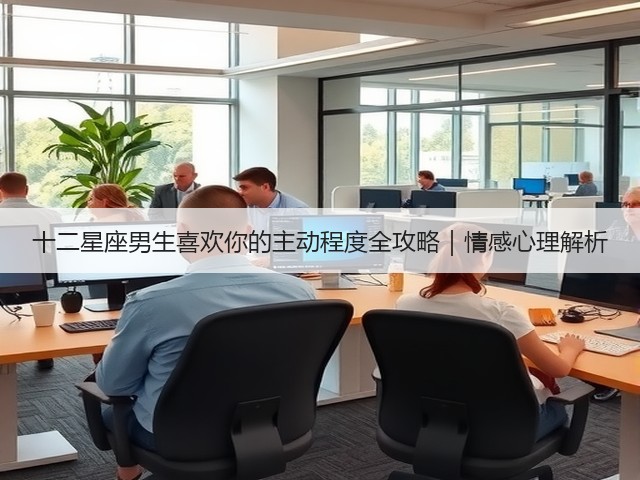 十二星座男生喜欢你的主动程度全攻略｜情感心理解析(图1)