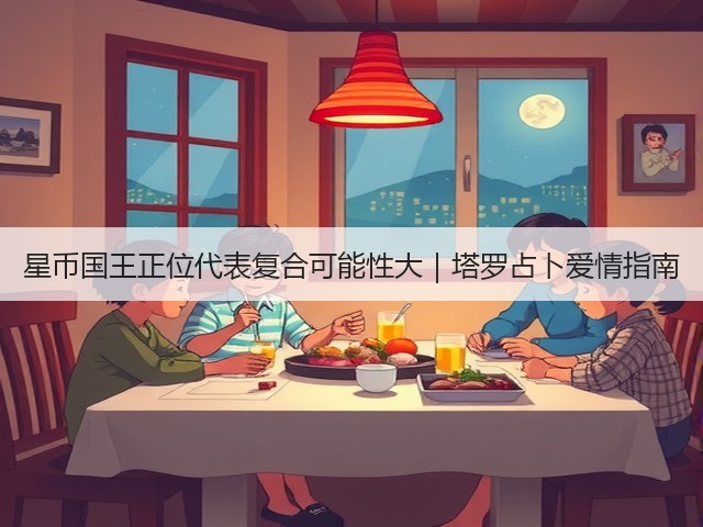 星币国王正位代表复合可能性大｜塔罗占卜爱情指南(图2)
