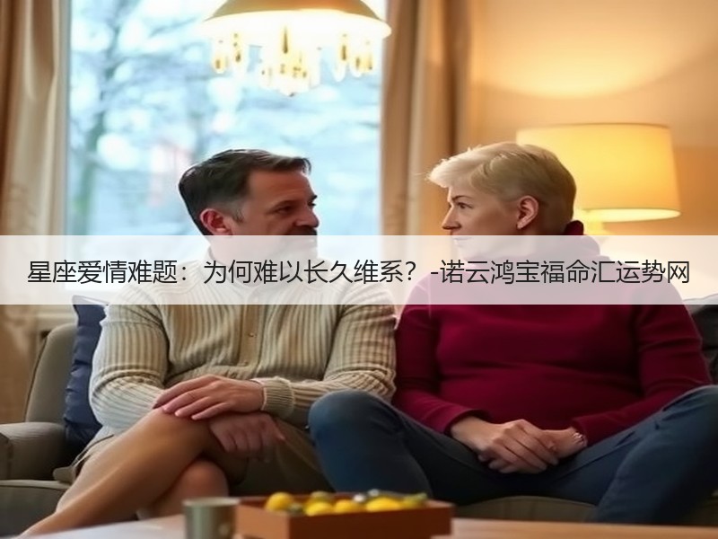 星座爱情难题：为何难以长久维系？-诺云鸿宝福命汇运势网