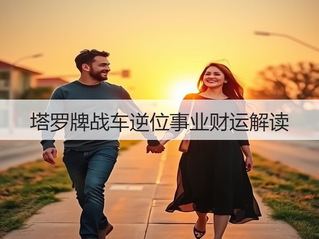 塔罗牌战车逆位事业财运解读(图3)