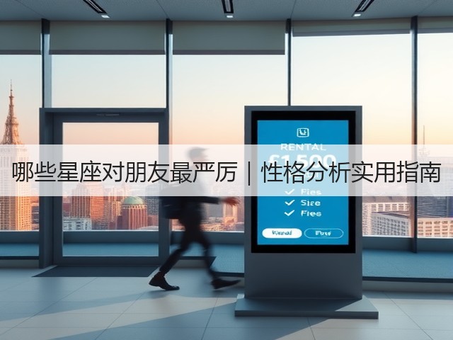 哪些星座对朋友最严厉｜性格分析实用指南(图2)
