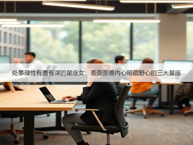 处事理性有勇有谋的星座女：表面面善内心暗藏野心的三大星座(图3)
