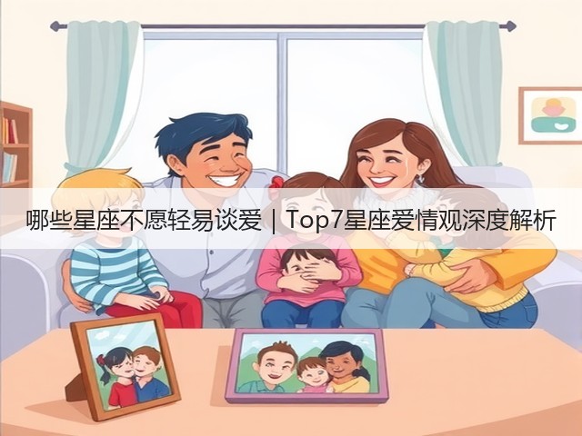 哪些星座不愿轻易谈爱｜Top7星座爱情观深度解析(图1)