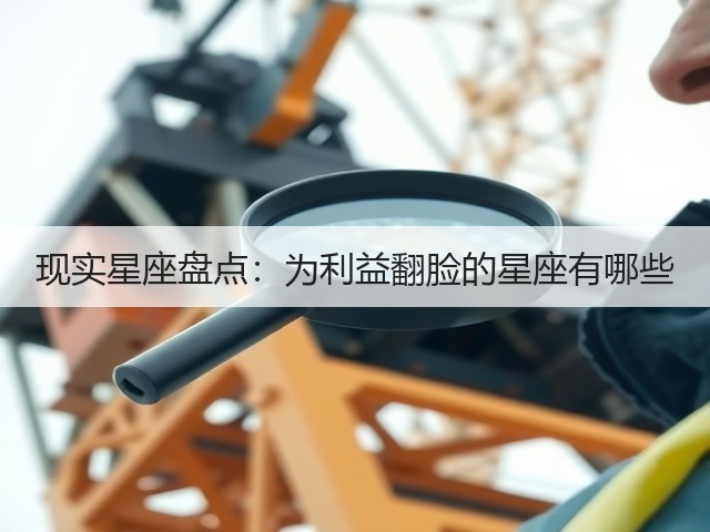 现实星座盘点：为利益翻脸的星座有哪些(图1)