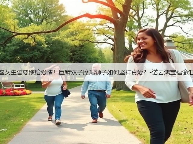 四个星座女生誓要嫁给爱情！巨蟹双子摩羯狮子如何坚持真爱？-诺云鸿宝福命汇运势网(图3)