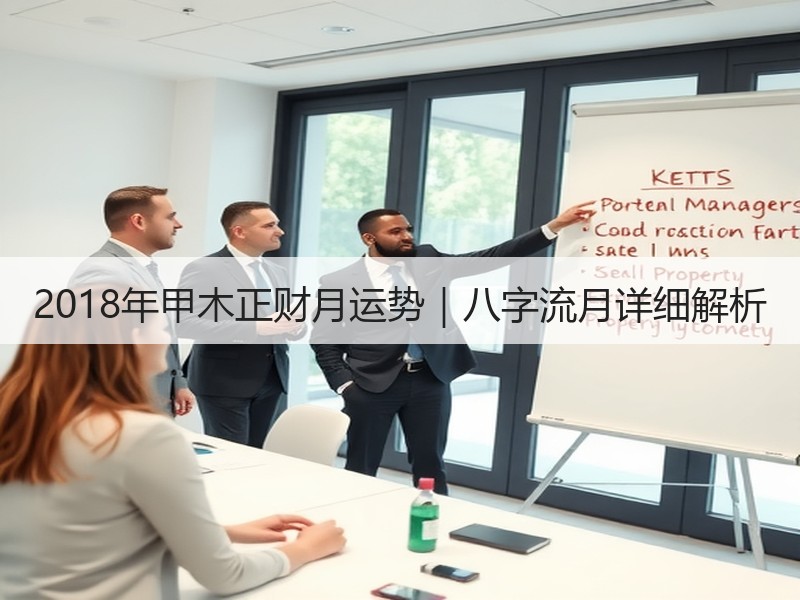 2018年甲木正财月运势｜八字流月详细解析