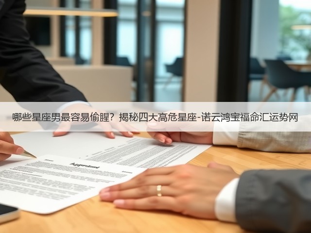 哪些星座男最容易偷腥？揭秘四大高危星座-诺云鸿宝福命汇运势网(图3)