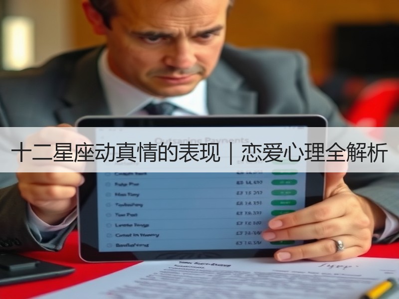 十二星座动真情的表现｜恋爱心理全解析