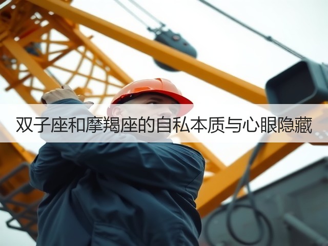 双子座和摩羯座的自私本质与心眼隐藏(图1) 双子座和摩羯座的自私本质与心眼隐藏(图1)
