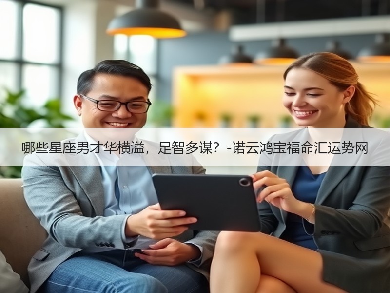 哪些星座男才华横溢，足智多谋？-诺云鸿宝福命汇运势网