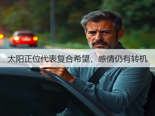 太阳正位代表复合希望，感情仍有转机(图3)