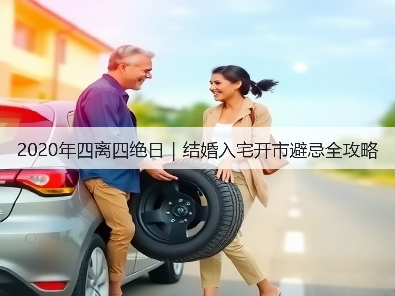 2020年四离四绝日｜结婚入宅开市避忌全攻略