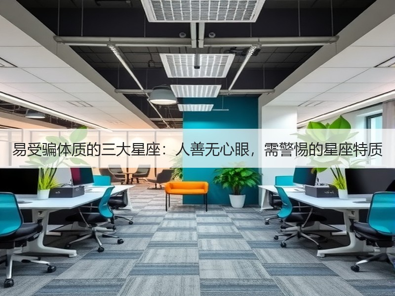 易受骗体质的三大星座：人善无心眼，需警惕的星座特质