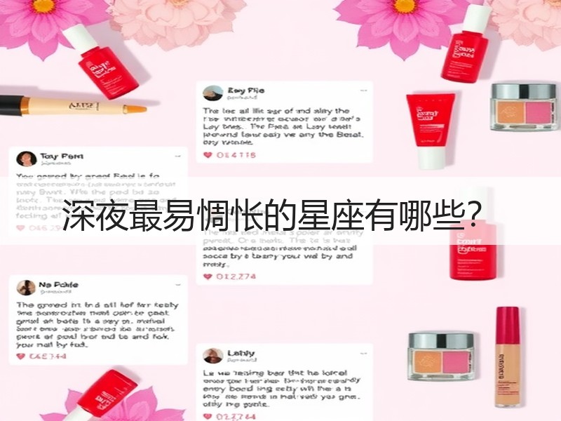 深夜最易惆怅的星座有哪些？