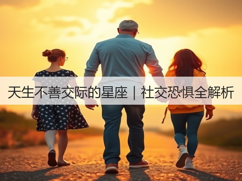 天生不善交际的星座｜社交恐惧全解析