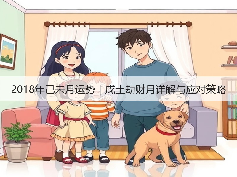 2018年己未月运势｜戊土劫财月详解与应对策略
