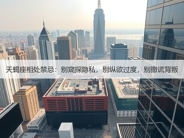 天蝎座相处禁忌：别窥探隐私，别纵欲过度，别撒谎背叛(图1)