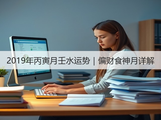 2019年丙寅月壬水运势|偏财食神月详解(图1) 2019年丙寅月壬水运势|偏财食神月详解(图1)