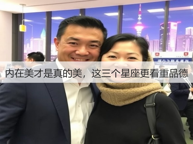 内在美才是真的美，这三个星座更看重品德