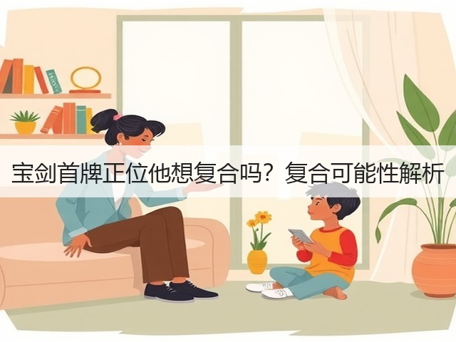 宝剑首牌正位他想复合吗？复合可能性解析(图3)