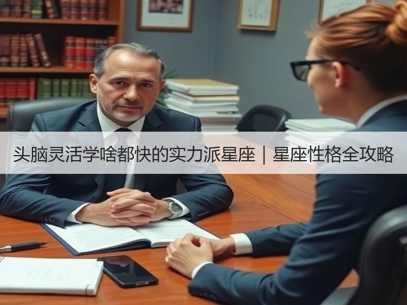 头脑灵活学啥都快的实力派星座｜星座性格全攻略